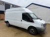 KP07 KCY: Ford Transit 140 T350 LWB RWD Van in White. Manual, Diesel, 2402cc....