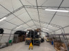 33 x 60 x 17ft Double Trussed Storage Tent with Strong PVC & Galvanised Steel Frame. 13 x 13ft Openings with Hand Braked Winch, Model RPW2200 Shutters. Fitted with Lighting & Power. NOTE: buyer will be required to supply relevant logistics, labour & trans - 9