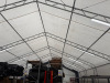 33 x 60 x 17ft Double Trussed Storage Tent with Strong PVC & Galvanised Steel Frame. 13 x 13ft Openings with Hand Braked Winch, Model RPW2200 Shutters. Fitted with Lighting & Power. NOTE: buyer will be required to supply relevant logistics, labour & trans - 10