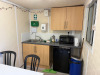 3 x 20ft Lined & Insulated, Cladded Site Containers/Cabins with Canteen, Changing Room & Store Room with Side Doors, Windows, 240v Power, Lighting & Sockets. Includes Contents of Changing Room & Canteen with Appliances, Tables, Chairs, Lockers Etc. (Exclu - 17
