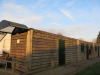 3 x 20ft Lined & Insulated, Cladded Site Containers/Cabins with Canteen, Changing Room & Store Room with Side Doors, Windows, 240v Power, Lighting & Sockets. Includes Contents of Changing Room & Canteen with Appliances, Tables, Chairs, Lockers Etc. (Exclu - 22