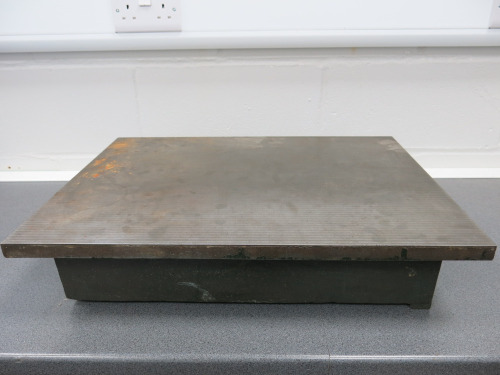 Metal Testing Block. Size H130 x 610 x 460mm.