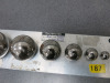 Set of 7 Weighted Steel Calibration Balls on Stand. - 4