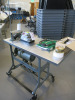 Merrow Model 70-DB3-23 Treadle Sewing Machine on Old Singer Base.