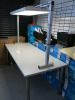Custom Built Bench with Overhead Inspection Light Fitted. - 2