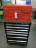 2 x Tool Chest & Contents to Include: Max 8 Drawer Mobile Tool Chest & Additional Taskmaster 6 Drawer Tool Chest on Top (As Viewed).