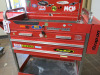 Blue Point Mobile Tool Cabinet with Draws, Lift Up, Shelf & Locked Screw Driver Cabinet with Keys. - 2