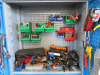 Two Door Blue Metal Lockable Tool Cupboard with Key & Entire Contents to Include: Hand/Power Tools, Boxed Gauges, Calibration Sets, Tool Sets, Tap & Die Sets, Spanners, Adjustable, Wrenches, Clamps, Drill Bits, Laser Level, Hack Saws Etc (As Viewed/Pictur - 2