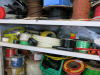 2 x Grey Metal 2 Door Metal Cupboards with Contents to Include: Reels of Wire, Connectors, Sleeving, Cables Etc (As Viewed/Pictured). - 6