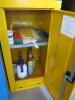Single Door Hazardous COSHH Cabinet. Size 90 x 45 x 45cm. - 2