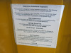 Single Door Hazardous COSHH Cabinet. Size 90 x 45 x 45cm. - 3