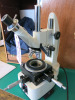 Radical Toolmakers Microscope, Model RTM-500, with Manual, Accessories, Cover & Wood Cabinet. - 3