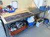 Workbench with Wood Top, 184cm x 90cm with Fitted Paramo No 23 Engineers Vice & Fluorescent Magnifying Work Light. - 3