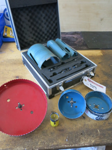 Erbaur Set of Hole Cutters Appear with Little Use and 5 Additional Hole Cutters (As Viewed/Pictured).