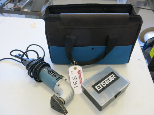 Erbaur Multicutter, Model ERB474HTL in Carry Bag with Accessories.