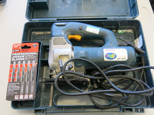 Bosch GST 2000 Jig Saw in Carry Case.