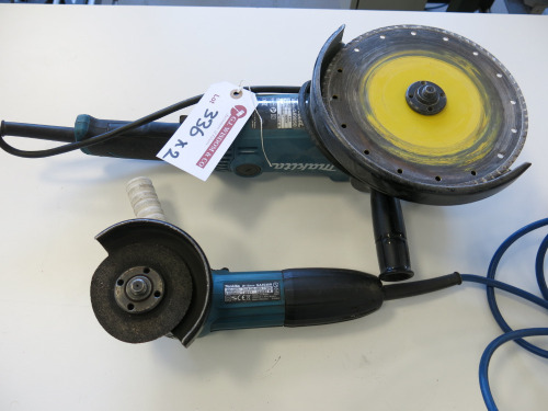 2 x Makita Angle Grinders (115mm & 230mm).