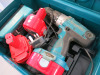 Makita 8444 Cordless Drill with 3 x Aftermarket Batteries and Charger in Carry Case - 2
