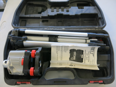 Forge Steel Rotary Laser Level in Carry Case.