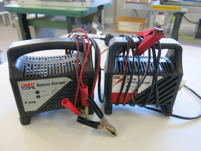 2 x AutoCare 4 Amp Battery Chargers.