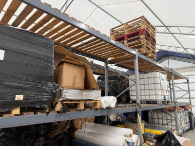 2 x Lots of Pallet Racking to Include: 14 x Uprights (200 x 110cm), 24 x Beams (270cm) & 12 x Slated Shelves. 8 x Uprights (300 x 110cm), 36 x Beams (315cm) & 18 x Slated Shelves.
