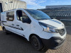 NY15 JNJ: (2015) Renault Traffic LL29 Business DCI Crew Cab Van in White. Diesel, 1598cc, Mileage 135,957, MOT Expires November 2026. Comes with 1 x Key and V5 Document. NOTE: battery may require re-charge or replacement, engine management light showing a - 2