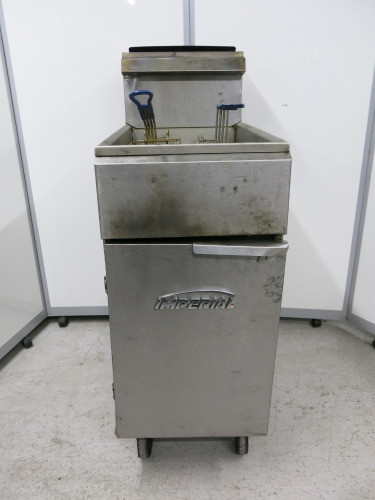 Imperial Commercial Deep Fryer with 2 x Baskets, on Wheels.