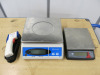 1 x Taylor Food Scale, 1 x Brecknell Food Scale & 1 x HygiPlas Food Laser Thermometer.