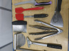Assorted Kitchen Utensils to Include: Knives, Spatulas, Strainers, Patty Smashers, Tongs etc (As Viewed). - 3