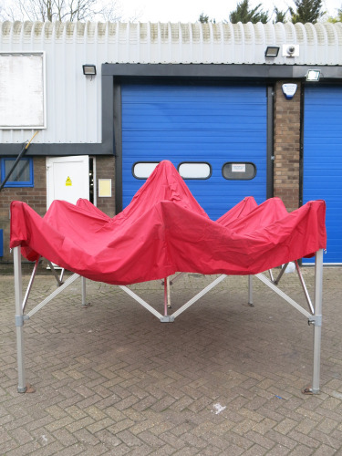 Gala Tent 3x3m Red Gazebo.