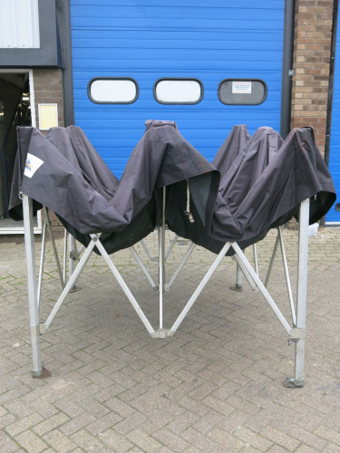 Gala Tent 3x3m Black Gazebo.