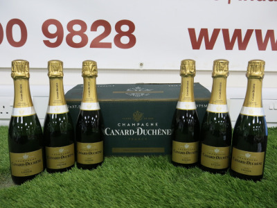 12 x 375ml Bottles of Canard-Duchene Cuvee Leonie Brut Champagne, in Original Box.