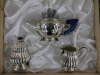 The East India Company Sterling Silver Tea Set, Hallmarked 925, to Include: Tea Pot, Sugar Bowl & Milk Jug, in Original Wooden Box. Weight 30oz. - 6