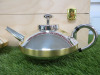 The East India Company Sterling Silver Art Deco Style Tea Pot with Sugar Bowl Hall Marked 925 in Original Wooden Box. Weight 22oz. - 2
