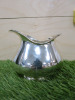 The East India Company Sterling Silver Tea Set Hallmarked 925 to Include: Tea Pot, Sugar Bowl & Milk Jug. Tea Pot Comes in Original Wooden Box. Weight 30oz. - 4