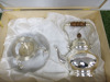 The East India Company Silver Plated Samovar in Original Wooden Box. - 8