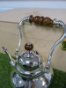 The East India Company Silver Plated Samovar in Original Wooden Box. NOTE: missing burner holder. - 3
