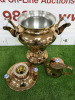 New/Unused Beem Commercial Electric Soraya Brass Effect Samowar, Size 73cm. Comes with Instruction Manual. - 6