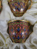The East India Company Royal Bone China Benjarong 18ct Gold Hand Painted Set in Presentation Case to Include: 1 x Tea Pot, 1 x Milk Jug, 1 x Sugar Bowl with Lid, 6 x Tea Cups & 6 x Saucers. - 3