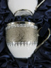 The East India Company Royal Bone China Tong Noon Platinum Hand Painted Tea Set in Presentation Case to Include: 1 x Tea Pot, 1 x Milk Jug, 1 x Sugar Bowl with Lid, 6 x Tea Cups & 6 x Saucers. - 3