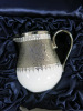 The East India Company Royal Bone China Tong Noon Platinum Hand Painted Tea Set in Presentation Case to Include: 1 x Tea Pot, 1 x Milk Jug, 1 x Sugar Bowl with Lid, 6 x Tea Cups & 6 x Saucers. - 5