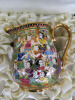 The East India Company Royal Bone China Benjarong 18ct Gold Hand Painted Tea Set in Presentation Case to Include: 1 x Tea Pot, 1 x Milk Jug, 1 x Sugar Bowl with Lid, 5 x Cups & 6 x Saucers. NOTE: missing 1 x cup. - 5
