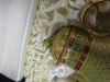 The East India Company Royal Bone China Benjaron 18ct Gold Hand Painted Tea Pot in Presentation Case. - 2