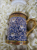 The East India Company Royal Bone China Benjarong 18ct Gold Hand Painted Set Of 4 Mugs with Strainer & Lid in Presentation Box. - 2