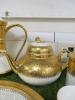 29 x Pieces of The East India Company Royal Bone China Toon Noon 18ct Gold Hand Painted Crockery to Include: 1 x Coffee Pot, 1 x Tea Pot, 8 x Tea Cups, 8 x Saucers, 6 x Small Cups, 1 x Mug with Strainer & Lid, 2 x Sugar Bowls with 1 Lid & 1 x Tray. - 3