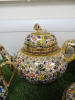 15 x Pieces of The East India Company Royal Bone China Benjarong 18ct Gold Hand Painted Crockery to Include: 2 x Tea Pot, 3 x Milk Jugs, 1 x Sugar Bowls with Lid, 5 x Tea Cups & 4 x Saucers. - 2
