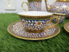 12 x Pieces of The East India Company Royal Bone China Benjarong 18ct Gold Hand Painted Crockery to Include: 1 x Tea Pot, 1 x Milk Jug, 1 x Sugar Bowl with Lid, 3 x Tea Cups & 3 x Saucers & 1 x Mug with Saucer & 1 x Small Cup. . - 4