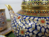 12 x Pieces of The East India Company Royal Bone China Benjarong 18ct Gold Hand Painted Crockery to Include: 1 x Tea Pot, 1 x Milk Jug, 1 x Sugar Bowl with Lid, 3 x Tea Cups & 3 x Saucers & 1 x Mug with Saucer & 1 x Small Cup. . - 6