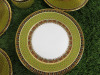 24 x Pieces of The East India Company Royal Bone China Benjarong 18ct Gold Hand Painted Crockery to Include: 3 x Tea Pots with 2 Lids, 2 x Sugar Bowls with 1 Lid, 3 x Tea Cups, 3 x Saucers, 3 x Coffee Cups, 1 x Saucer, 1 x Tray, 8 x Plates & 12 x Cake For - 4