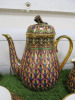 8 x Pieces of The East India Company Royal Bone China Benjarong 18ct Gold Hand Painted Crockery to Include: 1 x Tea Pot, 1 x Sugar Bowl with Lid, 2 x Milk Jugs, 2 x Tea Cups & 2 x Saucers. - 2